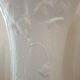 White vase floral pattern