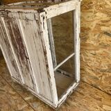Glazed bahut in old teak