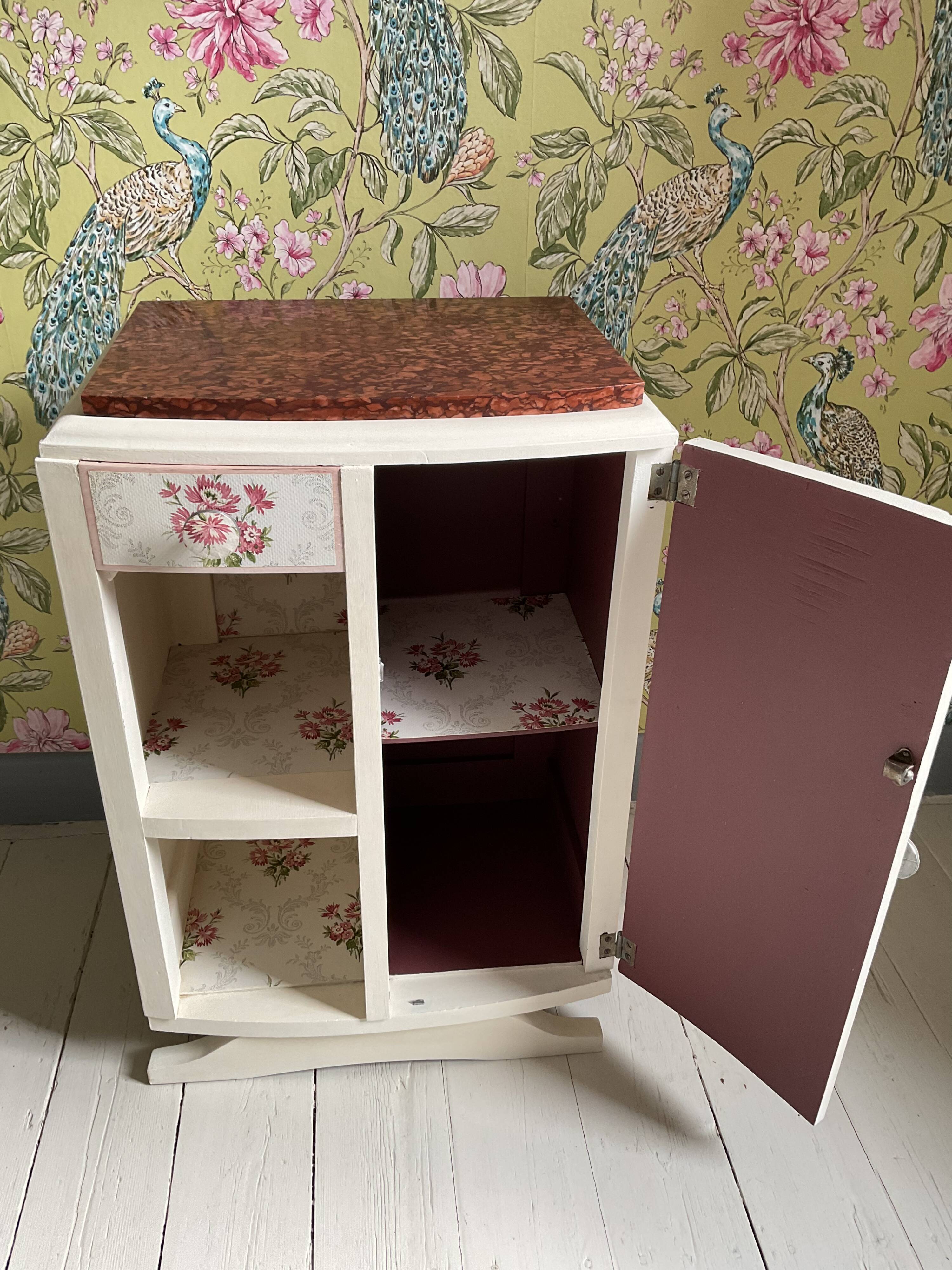 Art Deco bedside cabinet