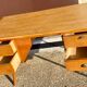 Oak desk 50s compass