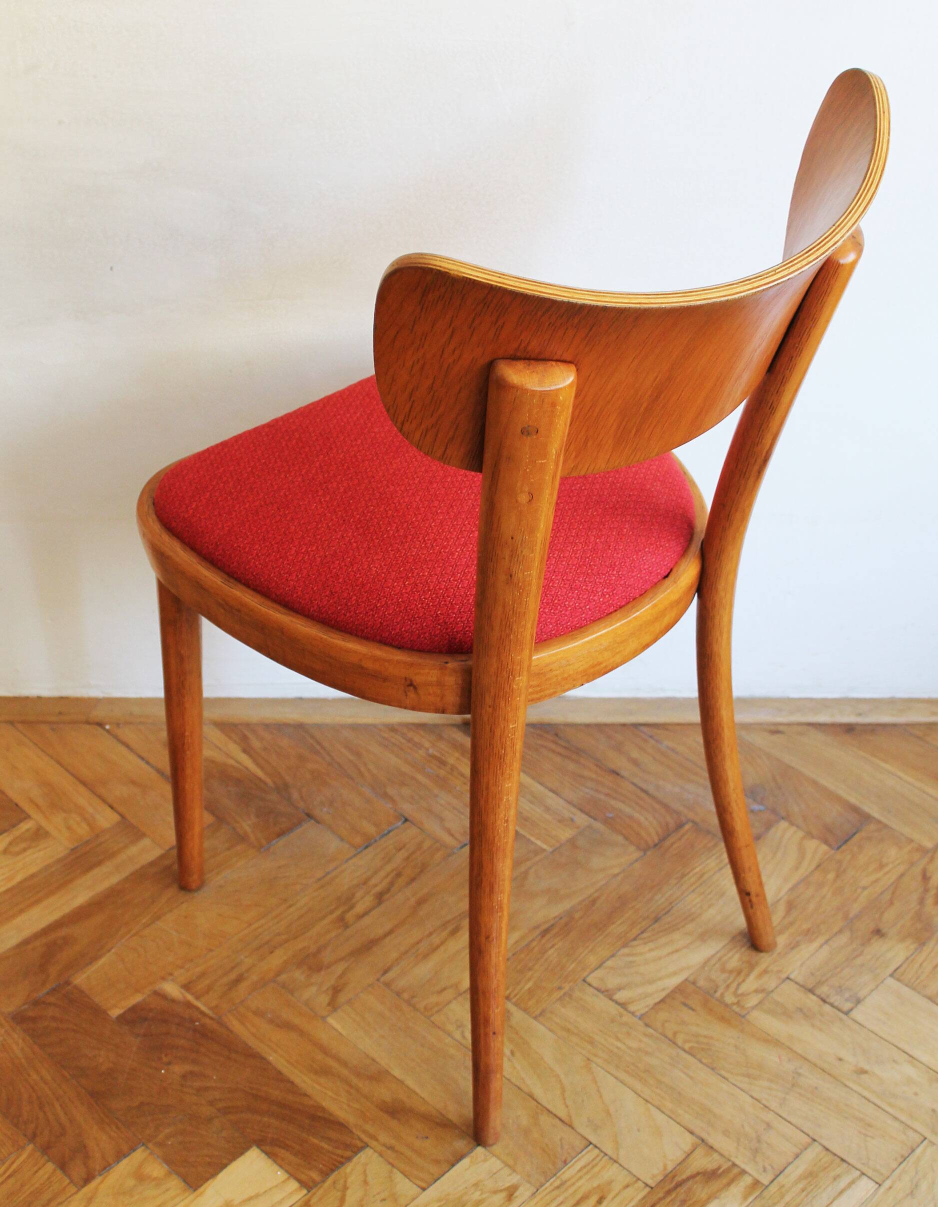 Set of Four Thonet Dining Chairs, Late 1940s