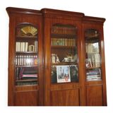 Mahogany English bookcase