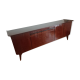 5-door sideboard from 1954 mahogany/rosewood look glossy varnished