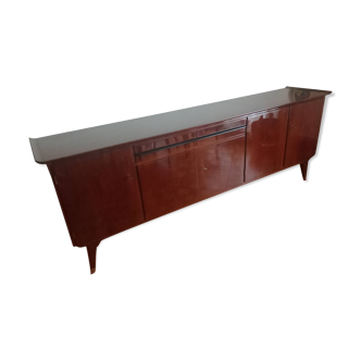 5-door sideboard from 1954 mahogany/rosewood look glossy varnished