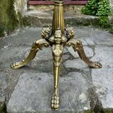 Solid brass Art Nouveau lamp base