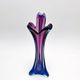 Large Sommerso Vase Murano Violet Blue 34cm