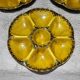 Authentic old vintage oyster set signed Gien France