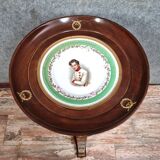 Pedestal table in Athenian Empire period in mahogany around 1810