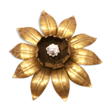 Brass flower ceiling light