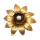 Brass flower ceiling light