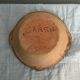 Glazed terracotta dish