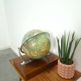 Glazen globe Columbus Paul Oestergaard met atlas en lamp