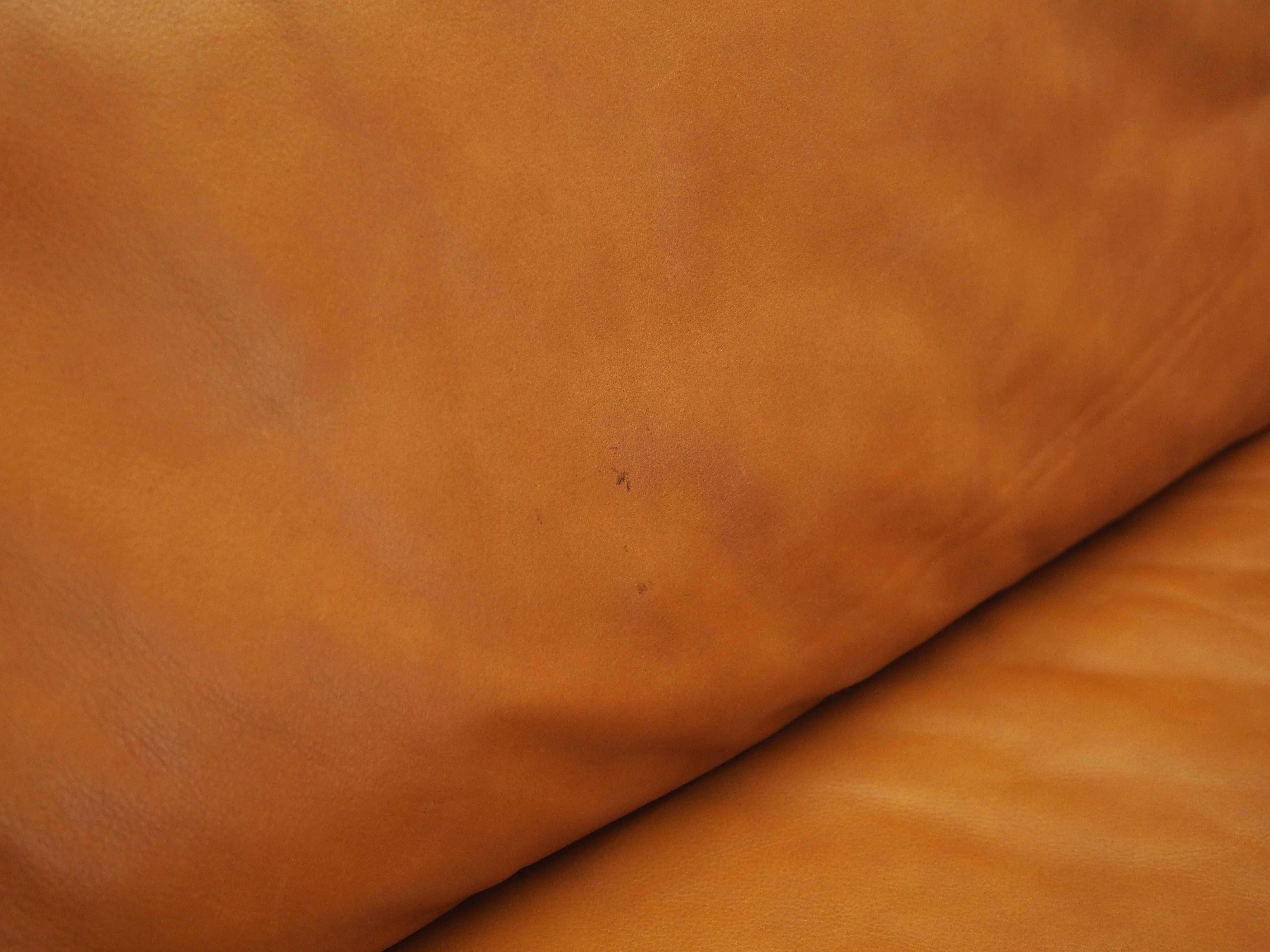 Leather sofa, danish design, 1960s, production: denmark
