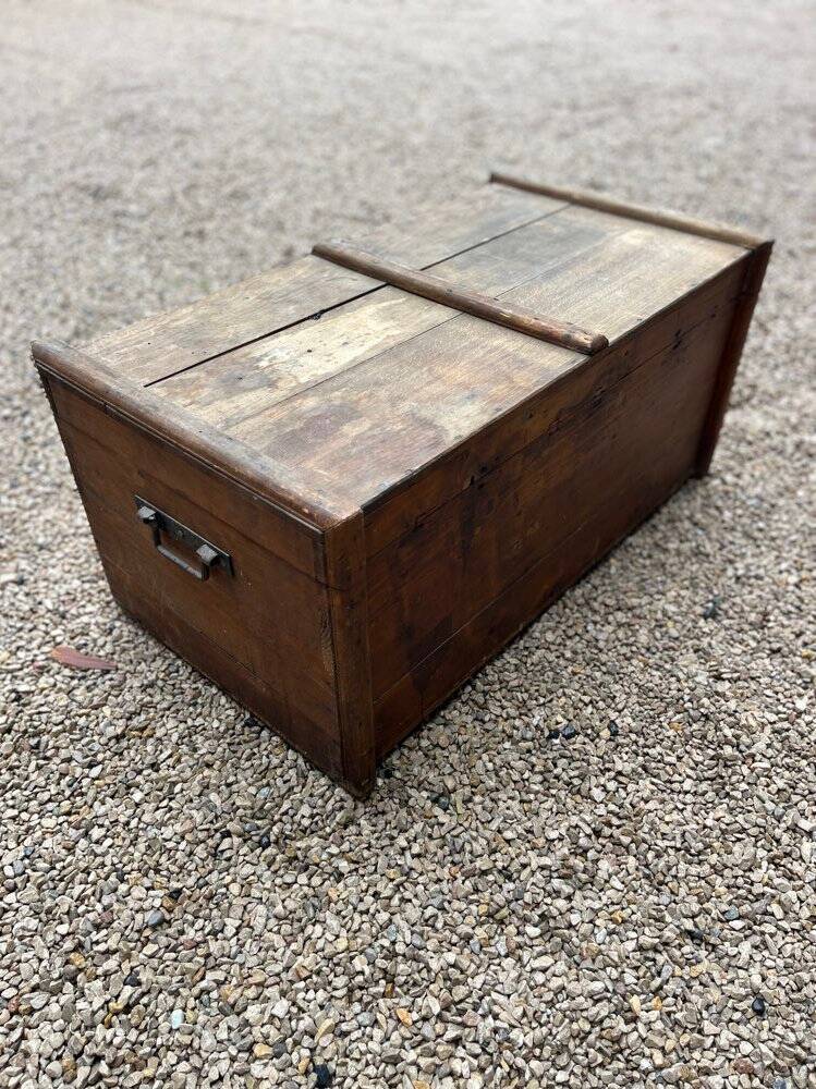 Old wooden trunk
