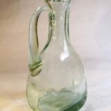 Thick glass pitcher