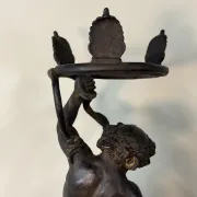 Drunken Silenus, black patinated bronze after the Antique circa 1880