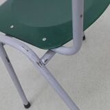 3x Dining Chair Industrial Vintage School Chair, 1970s