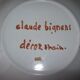 Assiette céramique Claude Bignens