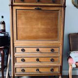 Wooden and marble secretary