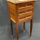 Bedside table end table side table mahogany console Louis XVI late 19th century