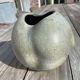 Superb sculptural vase in vintage glazed stoneware (1970s/1980s), re