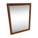 Old large mirror made of teak with frame
