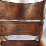 1950 leather rocking chair