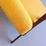 Mid Century Easy Chair Model B 310 Var in Yellow Tweed