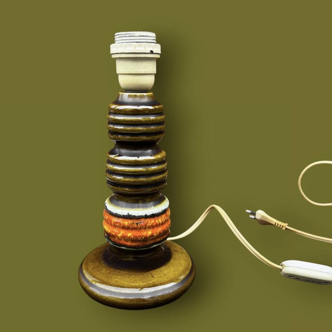 Lamp base West Germany in Fat Lava ceramic – model 576-20