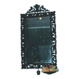 Miroir en chêne style Louis XIII 19ème siècle