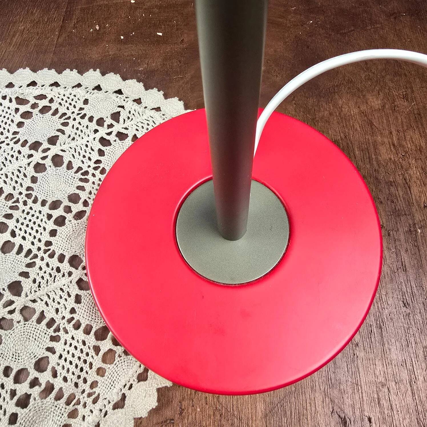 IKEA Kvart red desk lamp – Design by Hagberg, gooseneck - 2000s