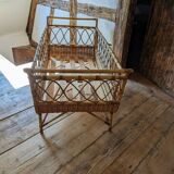 Rattan cot