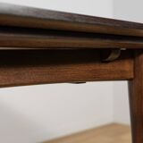 Table à manger extensible carrée en palissandre du milieu du siècle, Danemark, années 1960