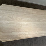 1970s travertine coffee table