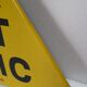 Plaque tole peinte "chantier interdit au public"