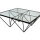 Vintage coffee table steel wire coffee table minimalist design