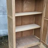 Parisian wardrobe in natural wood