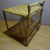 Rattan bedside
