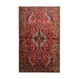 Vintage Persian Rug Handmade Farahan Carpet Area Rug- 127x214cm