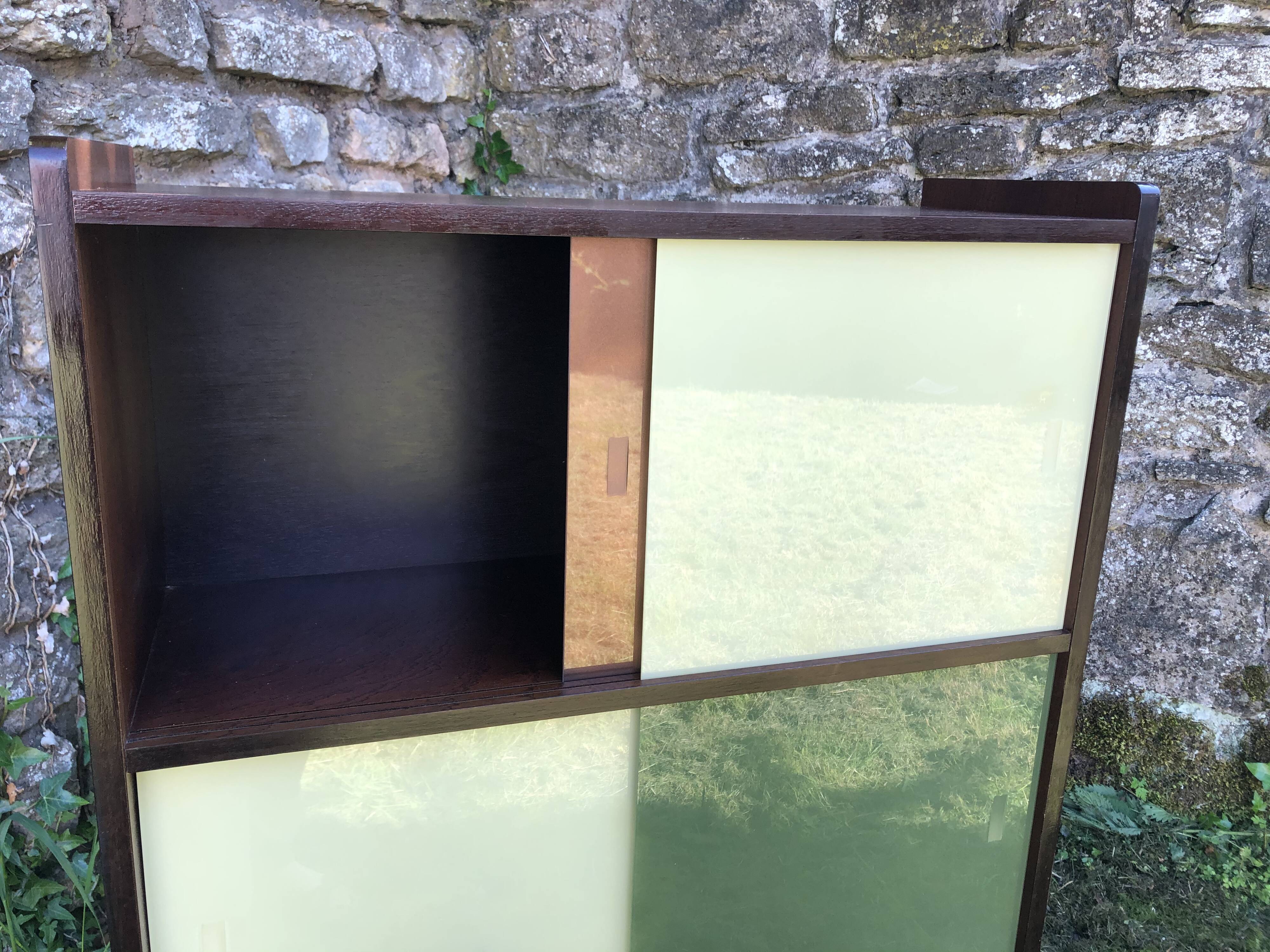 Furniture style Oscar storage showcase vintage library 70s