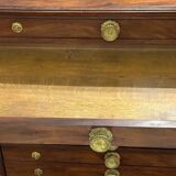Antique mahogany architect's furniture from the end of the 19th century