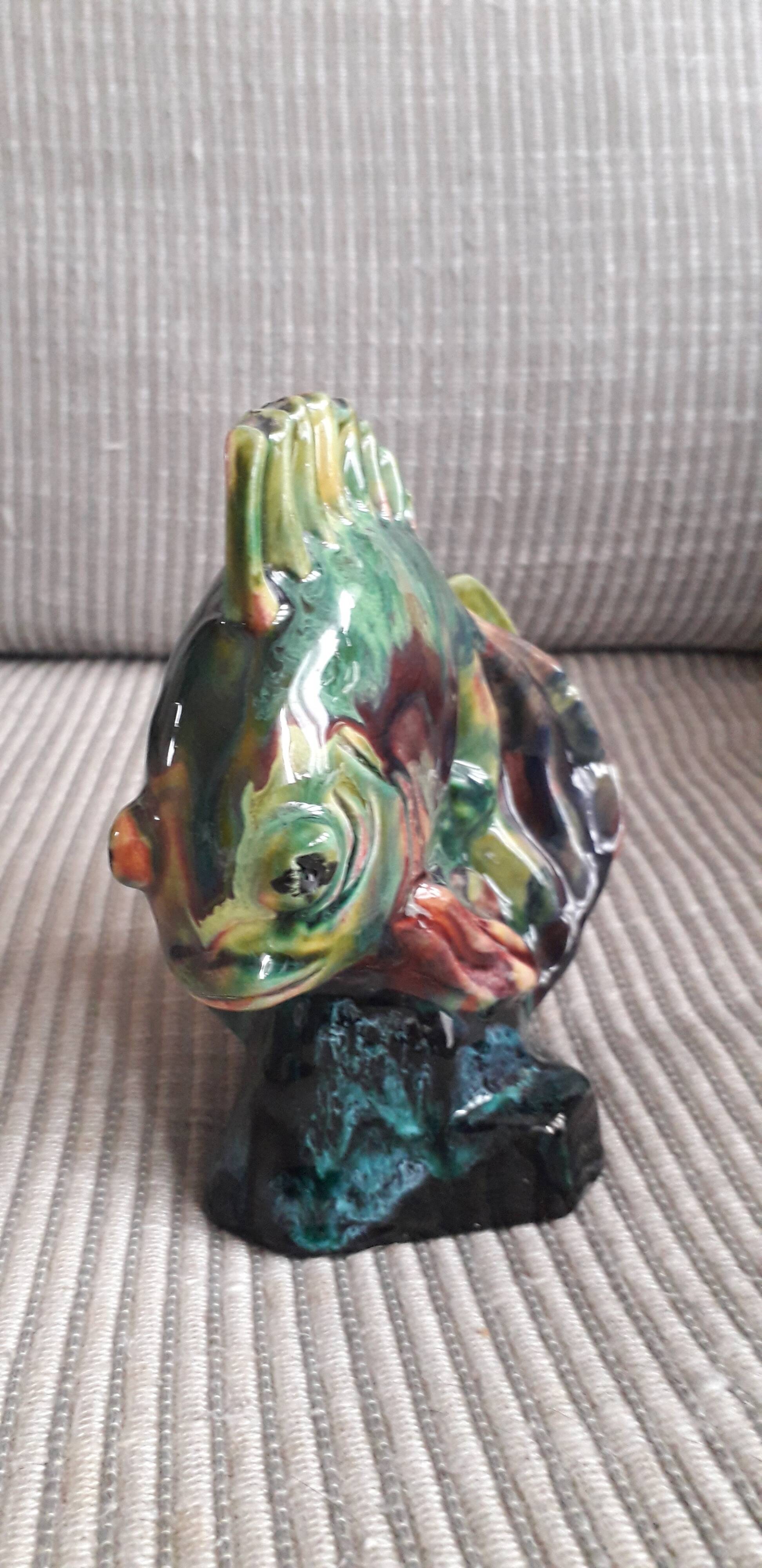Vintage ceramic fish Vallauris
