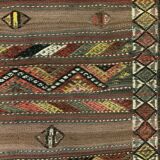 Turkish kilim rug 256x156 cm wool