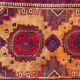 Old carpet turkmen belutch 100x186 cm