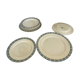 Plates flat porcelain Iron earth Vintage antique tableware