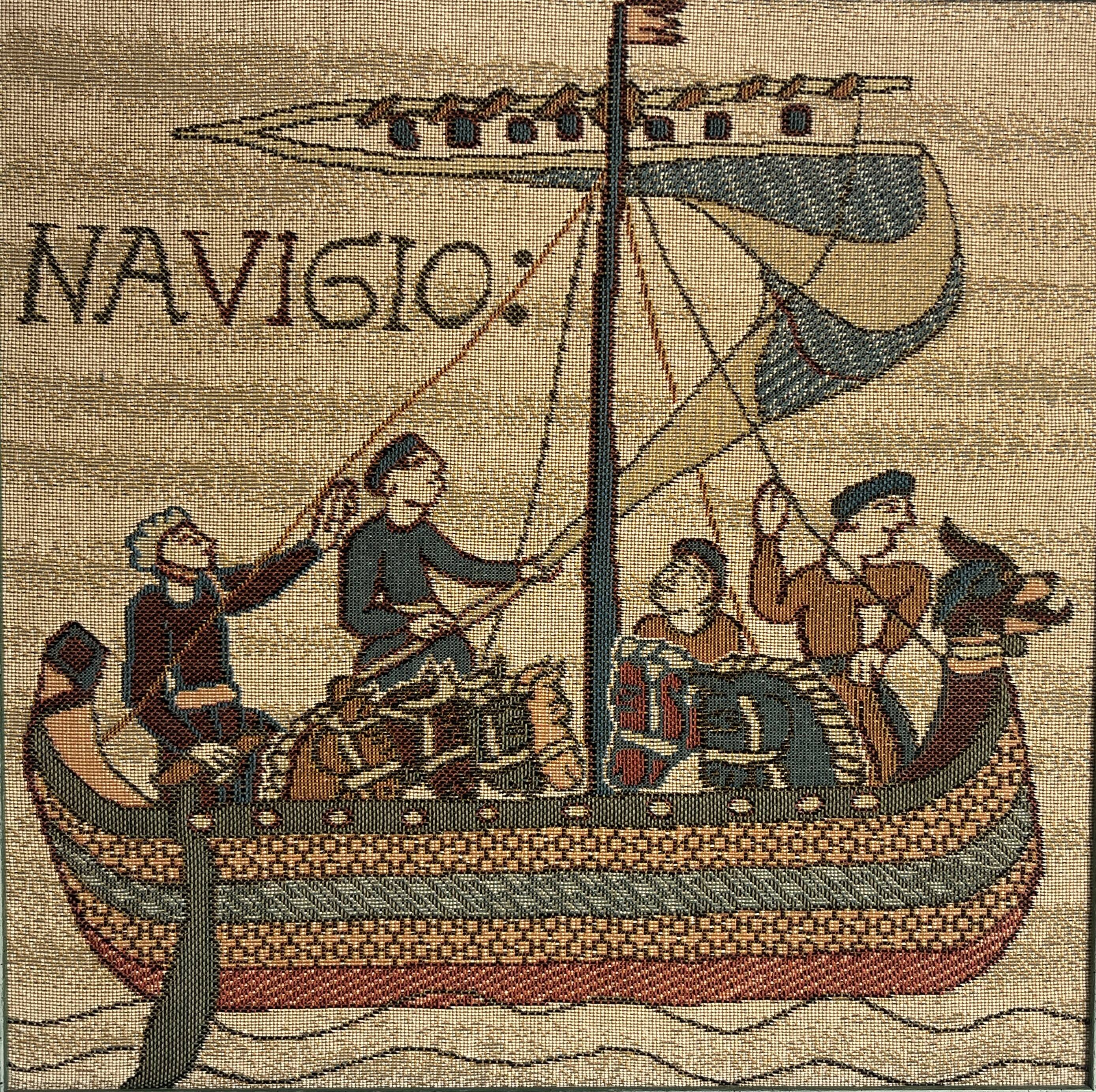 Bayeux tapestry reproduction framing 20th century