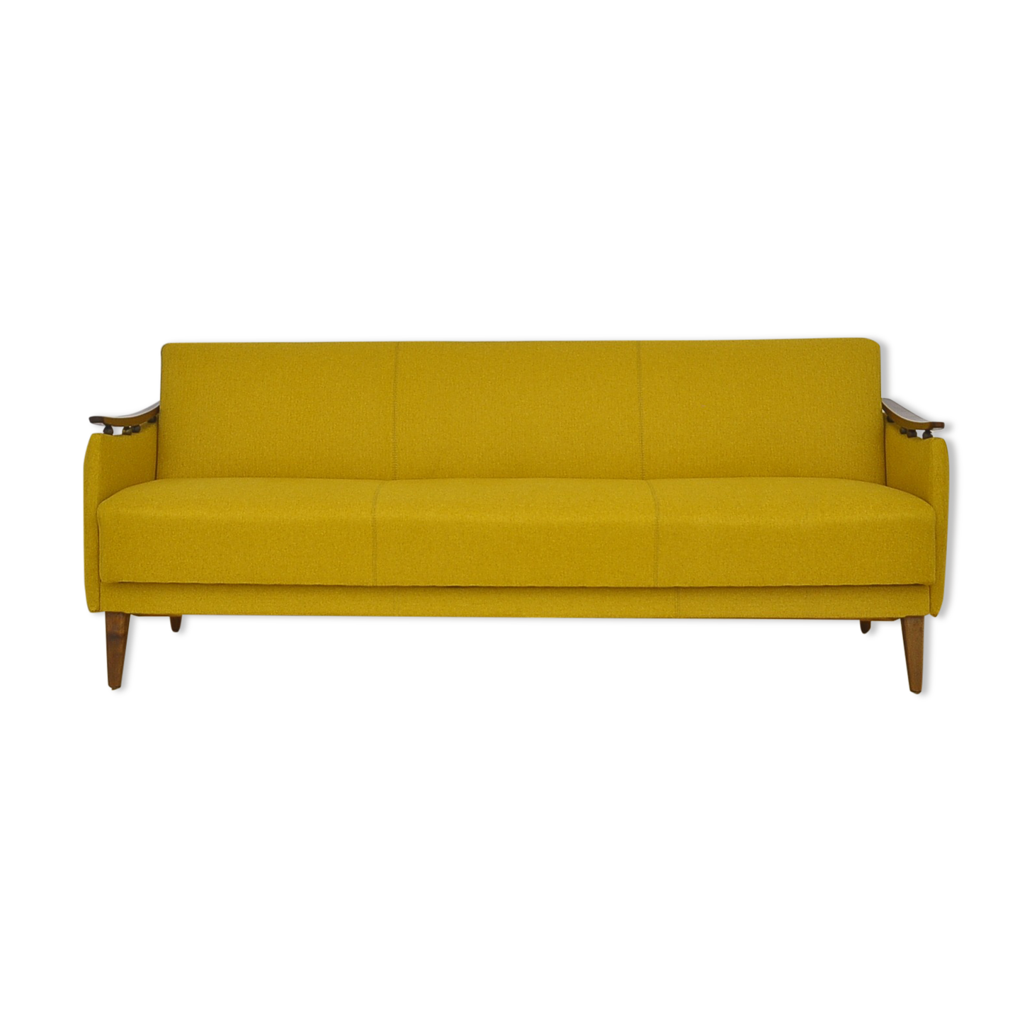 Daybed sofa with fold-out function, 1950s