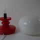 Vintage All Glass Lamp, Štěpán Tabery, Lighting Glass n.p, 1970's.