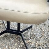 Pair of vintage swivel armchairs design xxeme