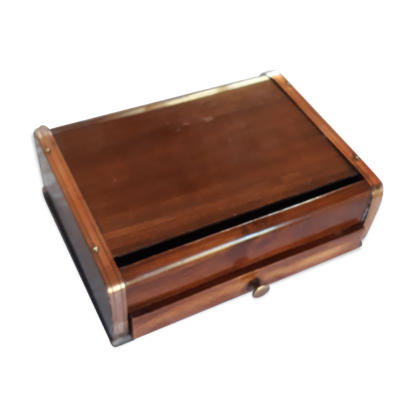 Vintage wooden cigarette box